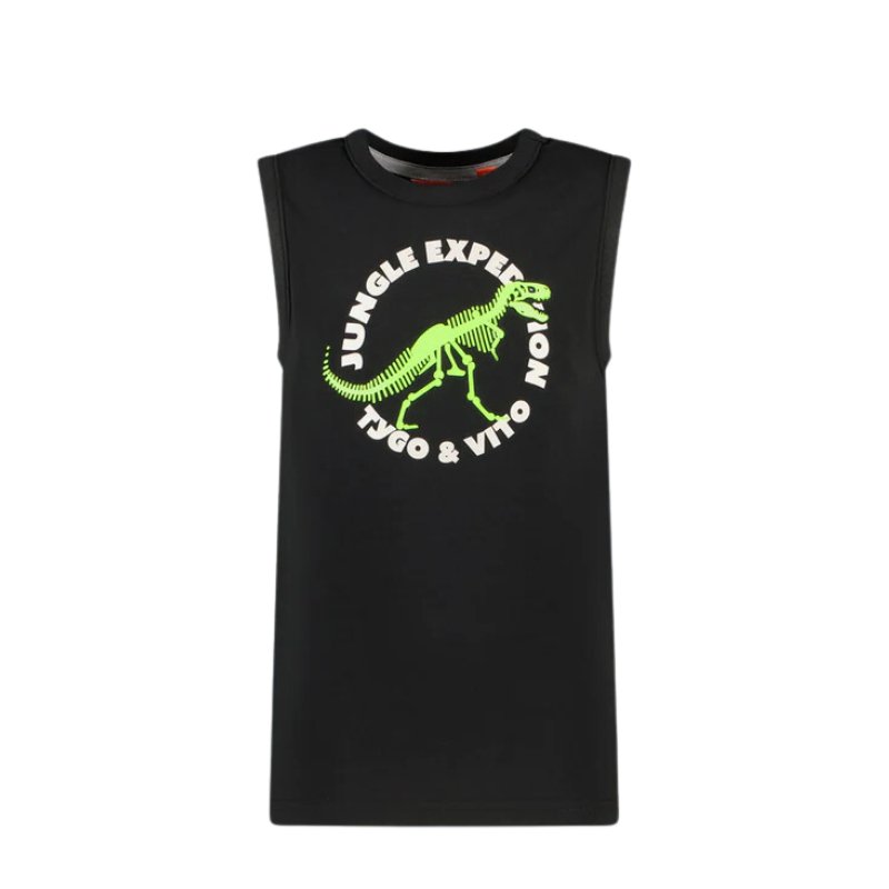 Zwarte singlet Daan - Capuchon Fashion