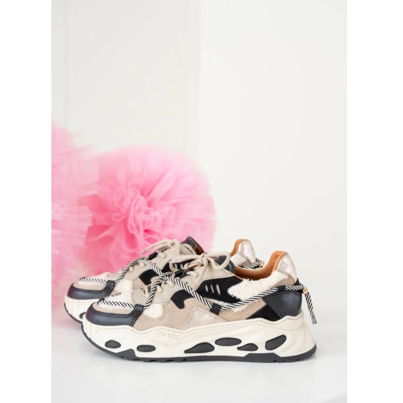 Zwarte sneaker Saturnus teddy - Capuchon Fashion