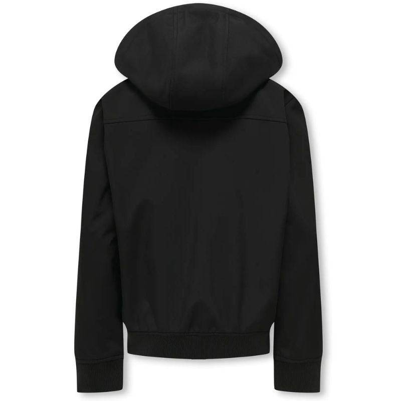 Zwarte softshell bomber jacket Bowie - Capuchon Fashion