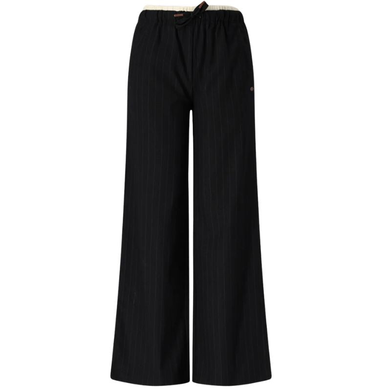Zwarte sportieve pinstripe broek Sub - Capuchon Fashion