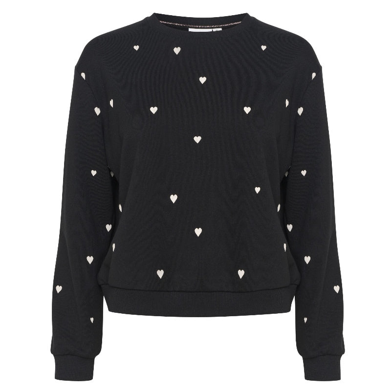 Zwarte sweater Dagna - Capuchon Fashion