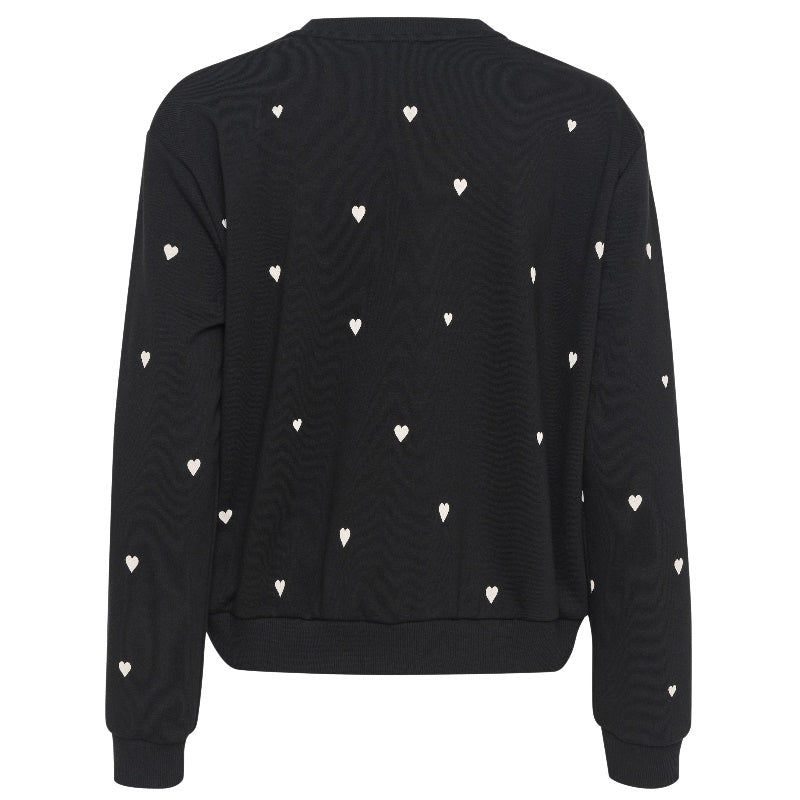 Zwarte sweater Dagna - Capuchon Fashion