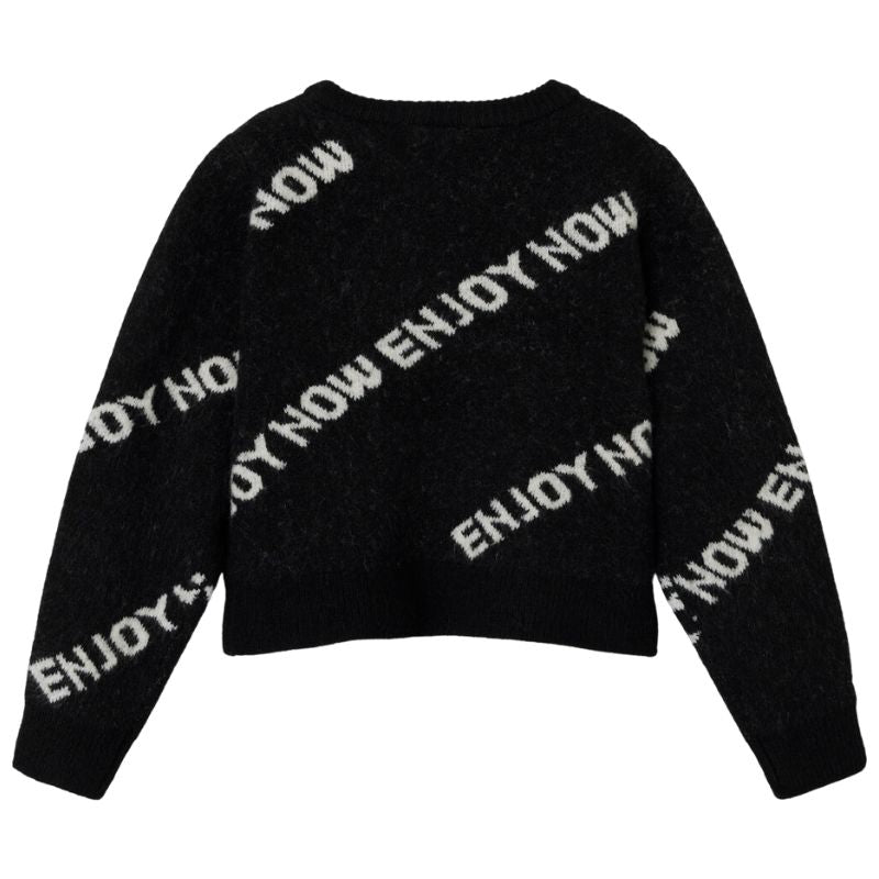 Zwarte sweater Niword - Capuchon Fashion