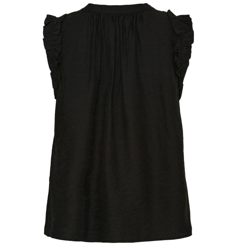 Zwarte top Ane - Capuchon Fashion