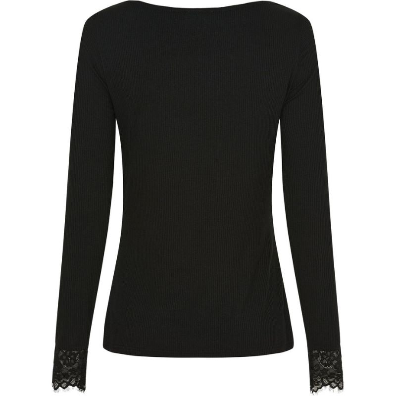 Zwarte top Dee Lace - Capuchon Fashion