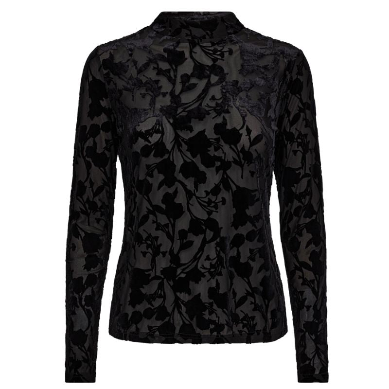 Zwarte top Iska - Capuchon Fashion