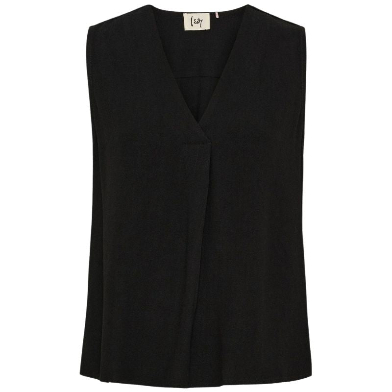 Zwarte top Pearl - Capuchon Fashion