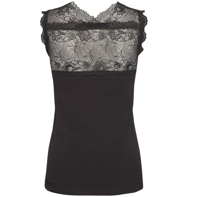 Zwarte top Vanessa - Capuchon Fashion