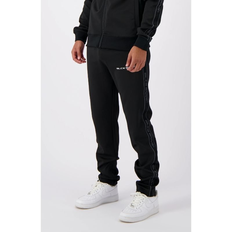 Zwarte trackpant Taped Initial - Capuchon Fashion