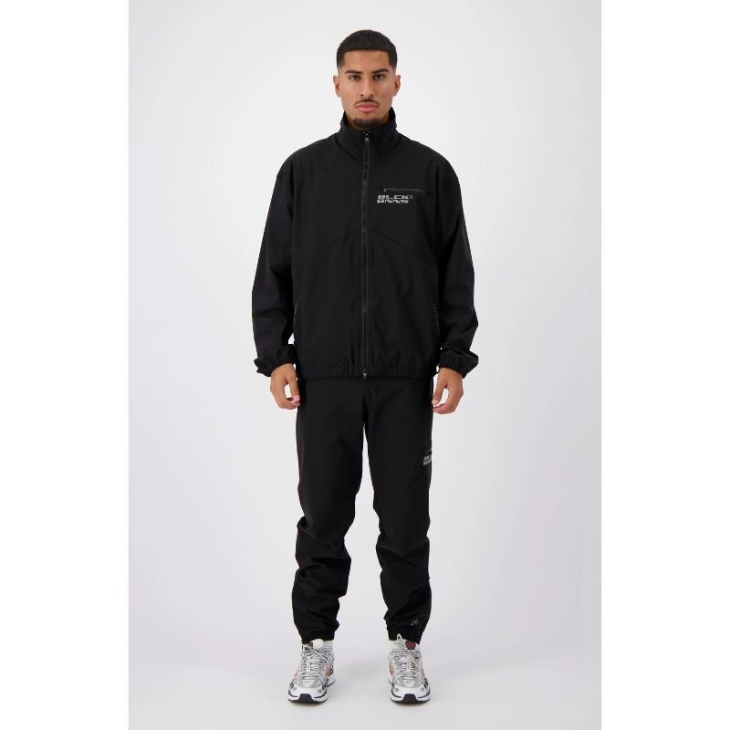 Zwarte trackpants Initial Tech - Capuchon Fashion