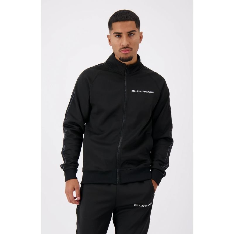 Zwarte tracktop Taped Initial - Capuchon Fashion