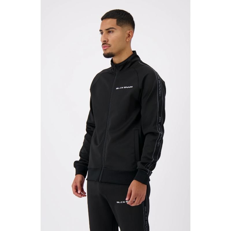 Zwarte tracktop Taped Initial - Capuchon Fashion