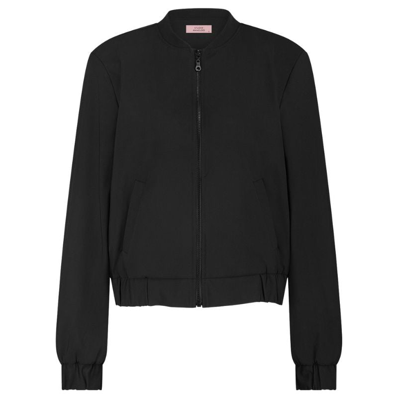 Zwarte travel jacket Benja bomber - Capuchon Fashion