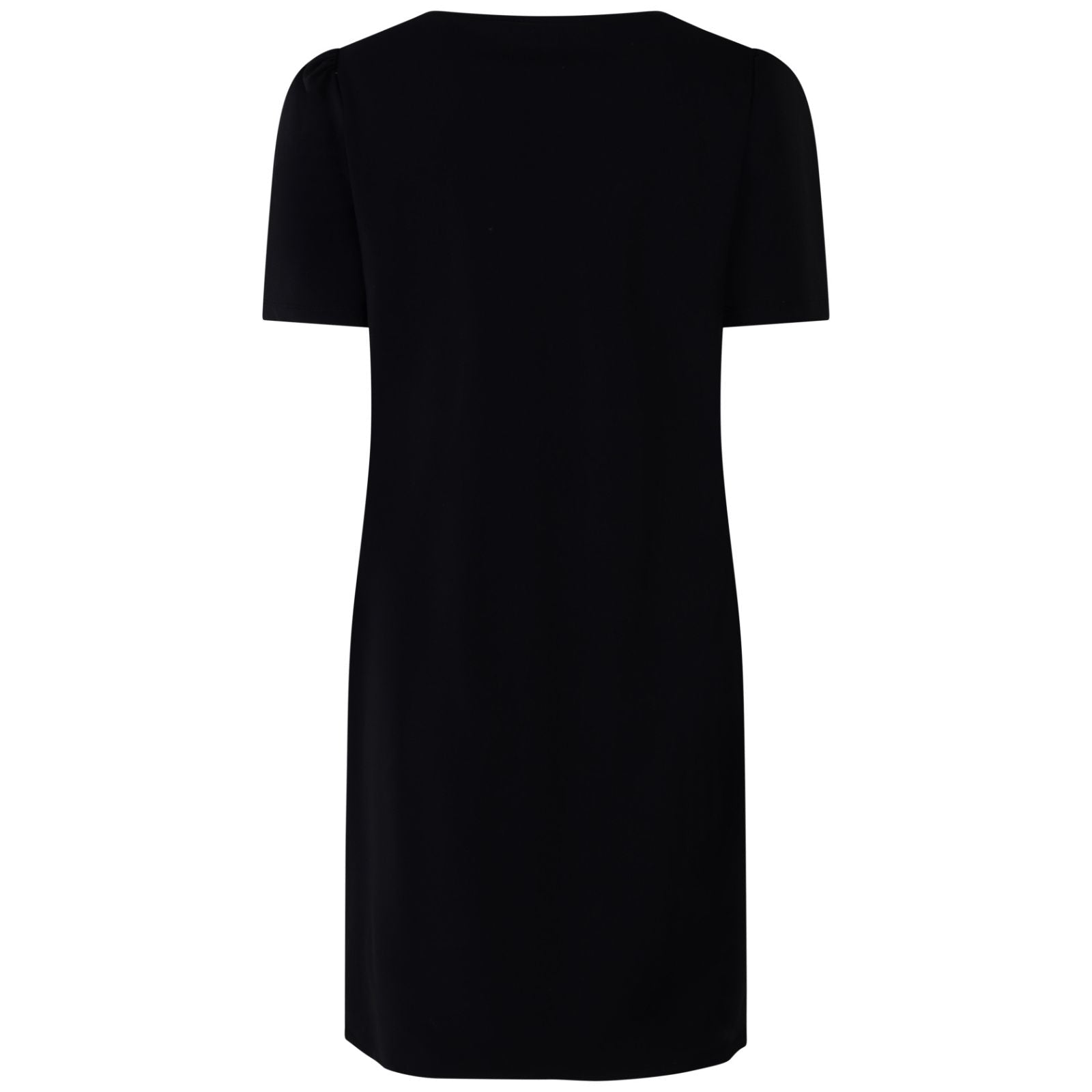 Zwarte travel v-hals jurk Juulz - Capuchon Fashion
