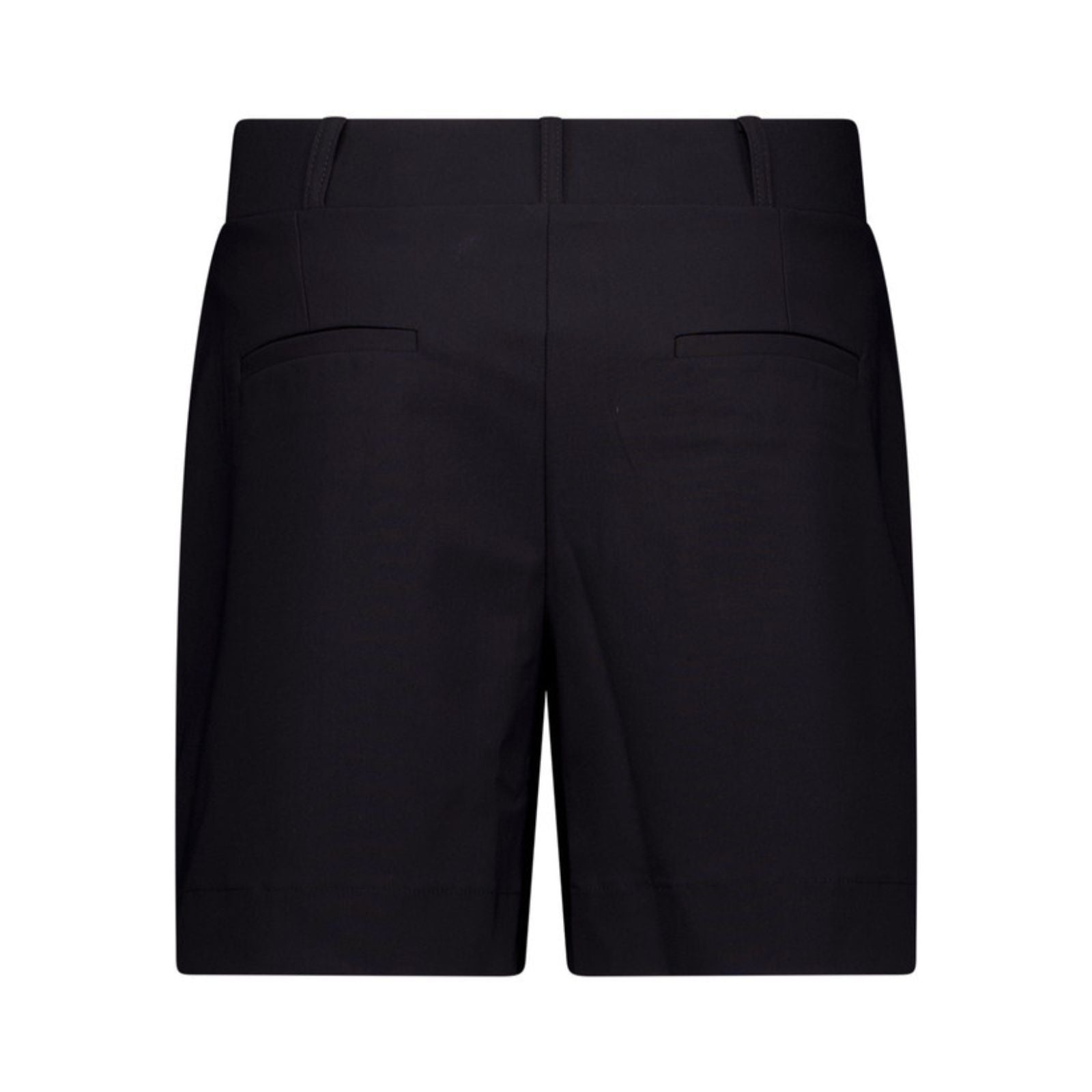 Zwarte travelstof short Lisanne - Capuchon Fashion