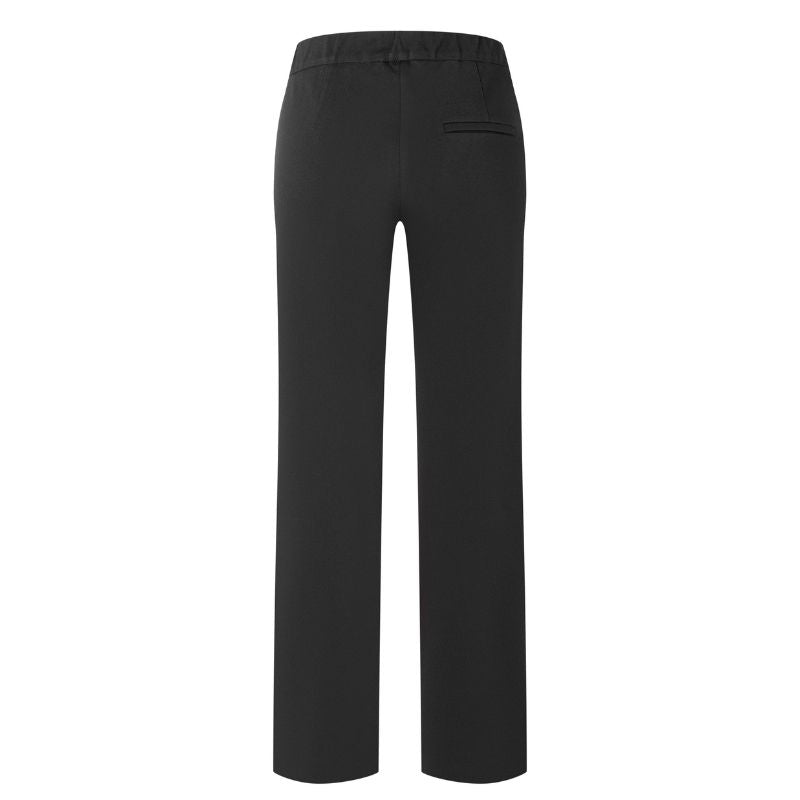 Zwarte wide fit jersey broek Chiara - Capuchon Fashion