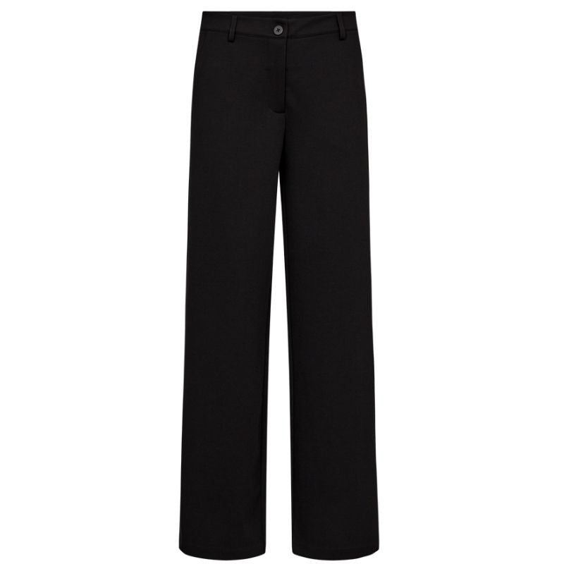 Zwarte wide leg pantalon Nanni - Capuchon Fashion