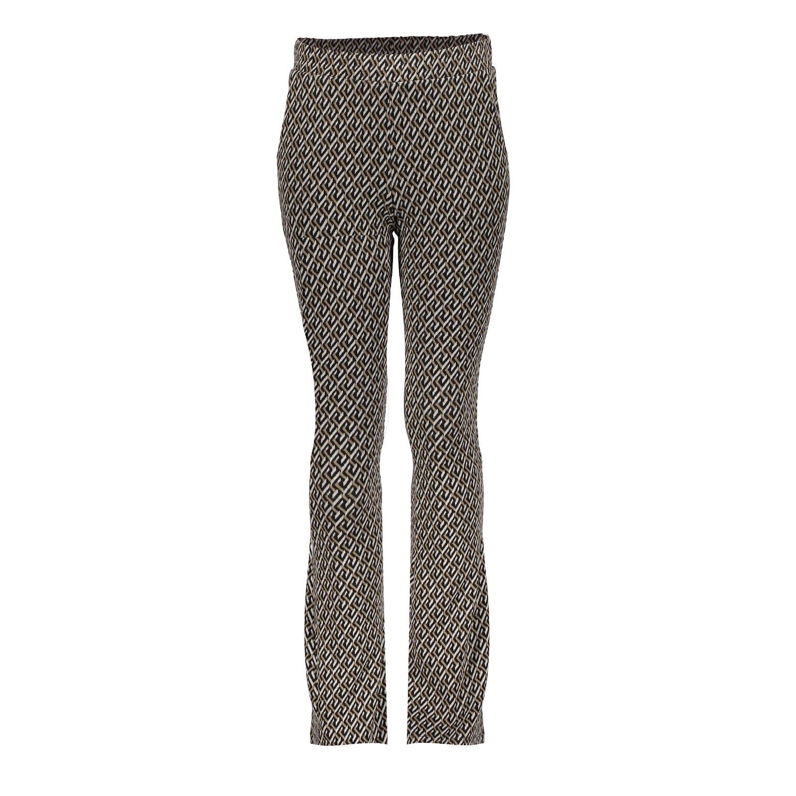 Beige broek Jacquard - Capuchon Fashion