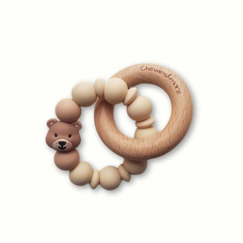 Beige mini rattle Bear Navaho - Capuchon Fashion