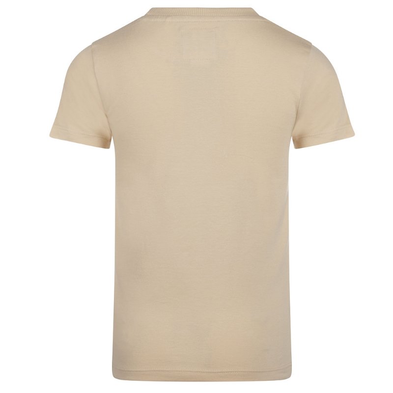 Beige t-shirt R50874 - Capuchon Fashion