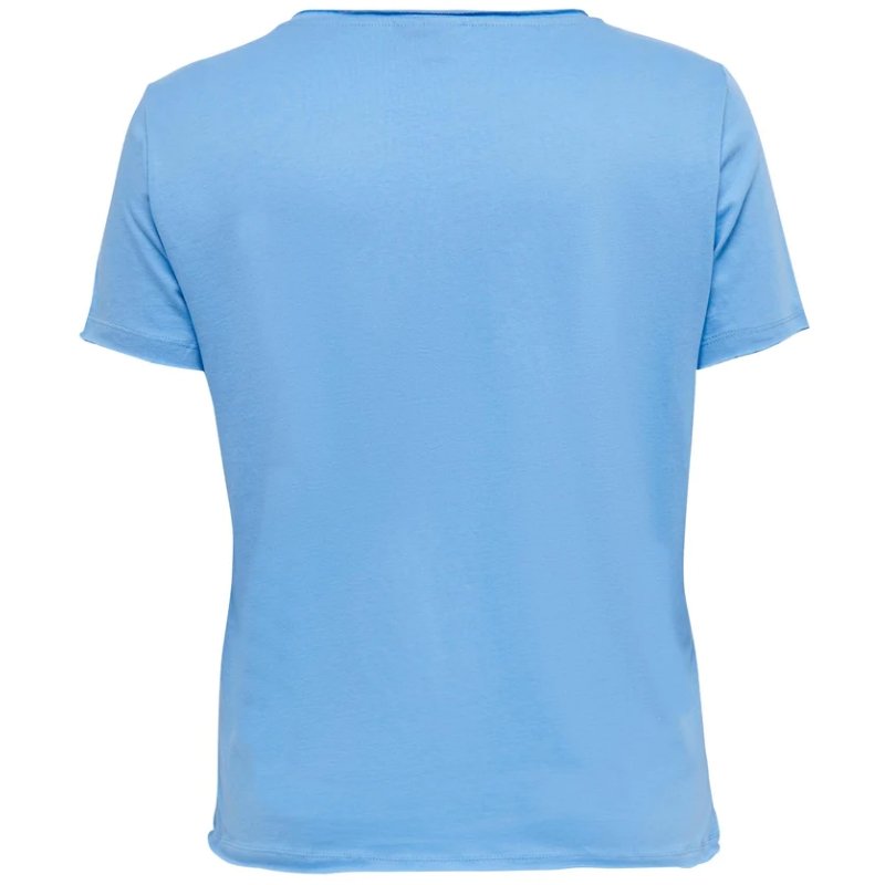 Blauw t-shirt Quote - Capuchon Fashion