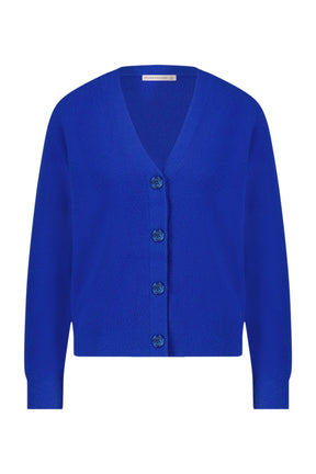 Blauw vest Olivian soft - Capuchon Fashion