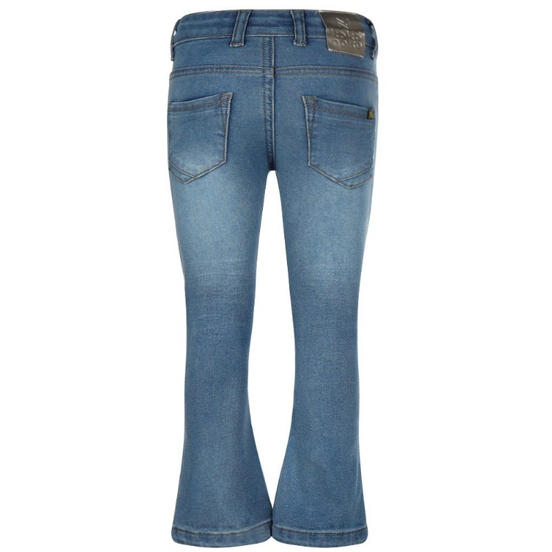 Blauwe flared jeans S48929 - Capuchon Fashion