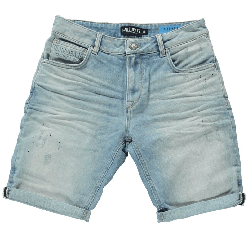 Blauwe short Flasher - Capuchon Fashion