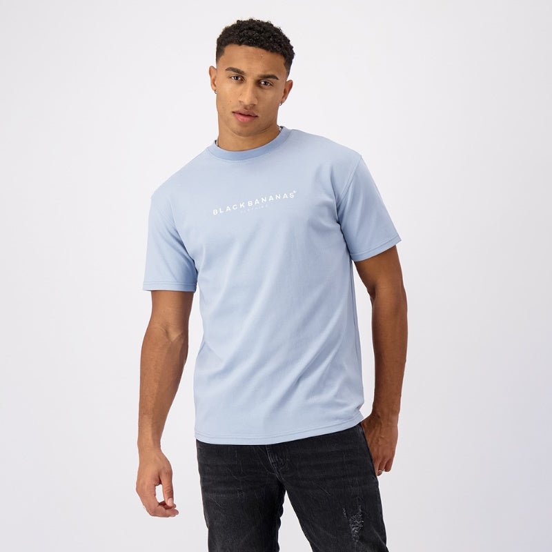 Blauwe tee Signature - Capuchon Fashion