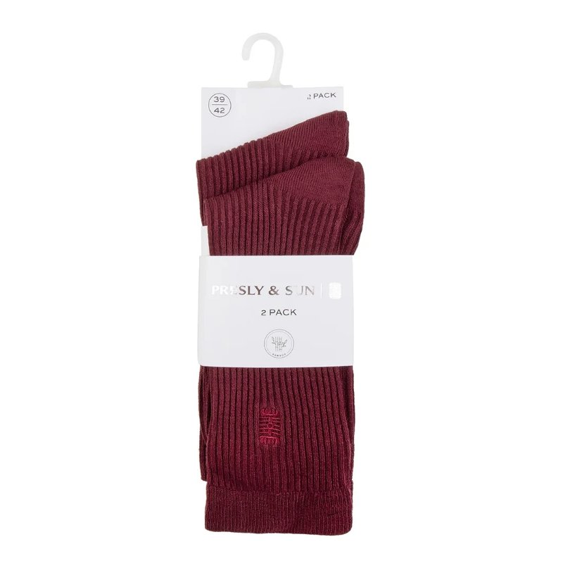 Bordeaux sokken Spencer - Capuchon Fashion