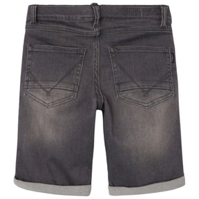 Dark Grey Denim korte broek Theo Clas - Capuchon Fashion