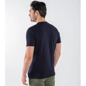 Donkerblauw ripple t-shirt Sylvester - Capuchon Fashion