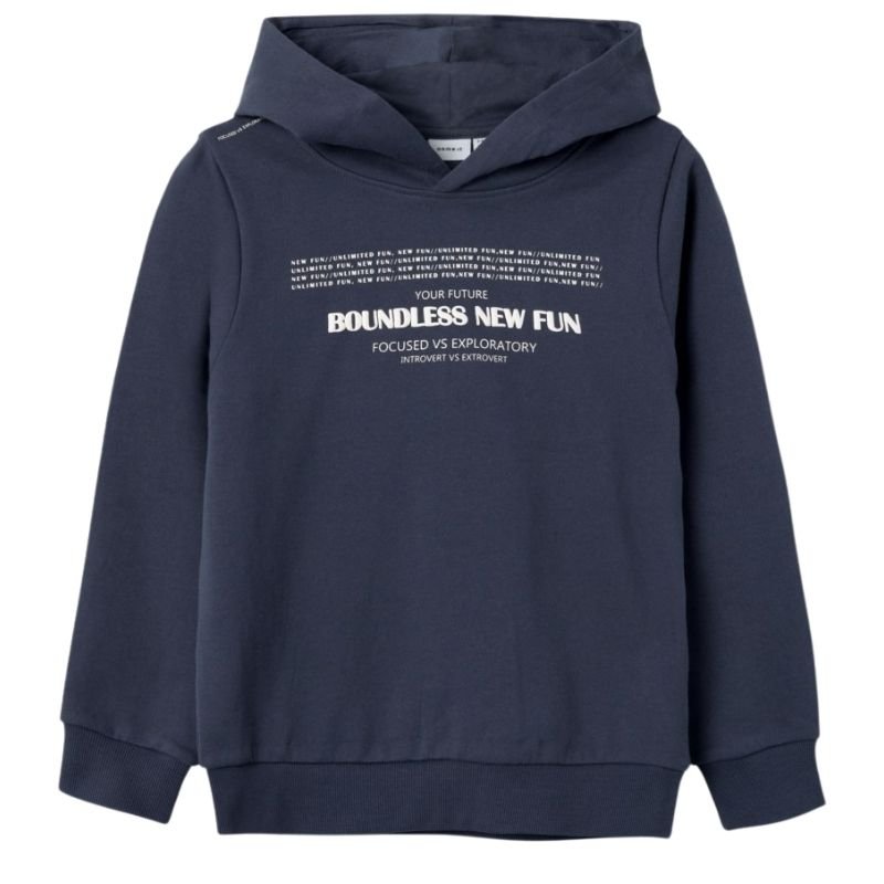Donkerblauwe hoodie Talongo - Capuchon Fashion