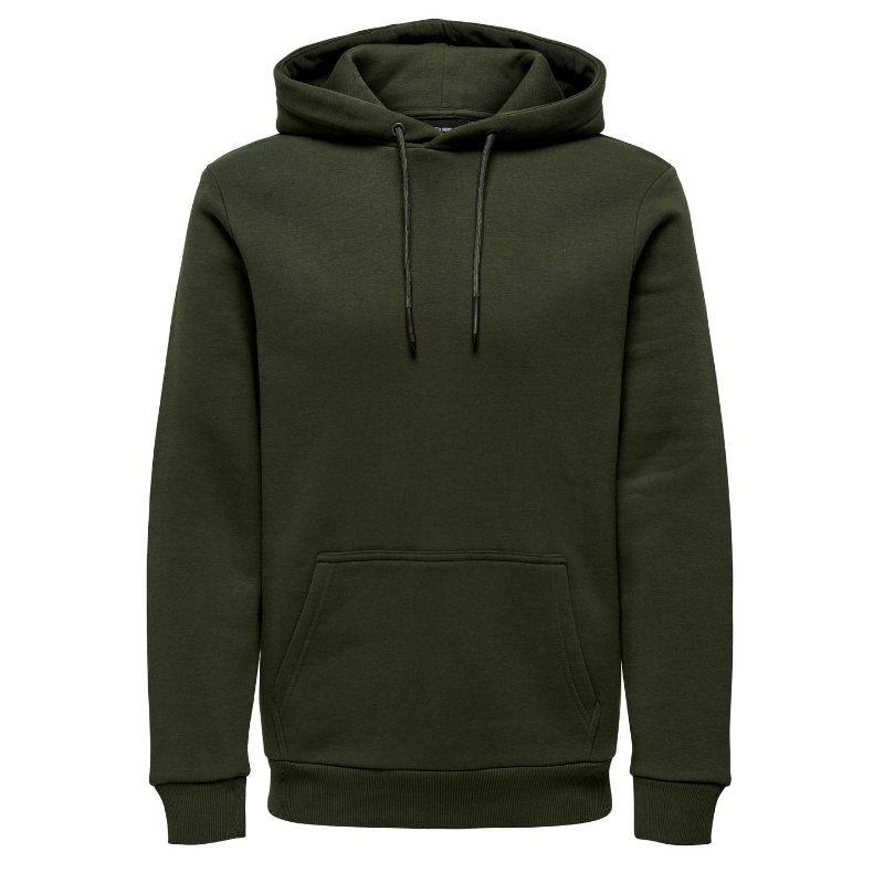 Donkergroene hoodie Ceres - Capuchon Fashion