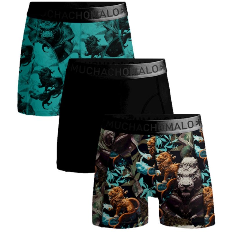 Geprinte 3-pack boxershorts Lion MEN - Capuchon Fashion