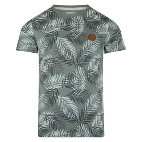 Groen geprint t-shirt R50800 - Capuchon Fashion