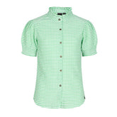 Groen shirt Small Check - Capuchon Fashion