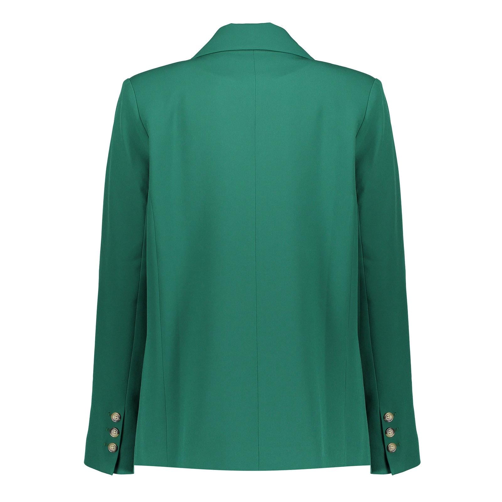 Groene blazer Solid - Capuchon Fashion