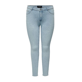 Light Blue Bleached Denim jeans Sally - Capuchon Fashion