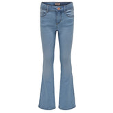 Light Blue Denim flared jeans Royal Life - Capuchon Fashion