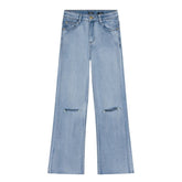 Medium Denim jeans Joy Wide Damaged - Capuchon Fashion