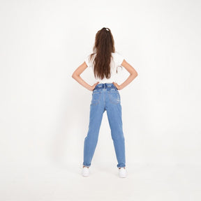 Mid Blue Stone jeans Dakota - CapuchonFashion