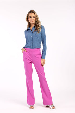 Mid Jeans blouse Poppy jeans - Capuchon Fashion