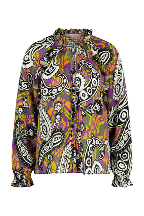 Multicolor blouse Revelin voile paisley - Capuchon Fashion