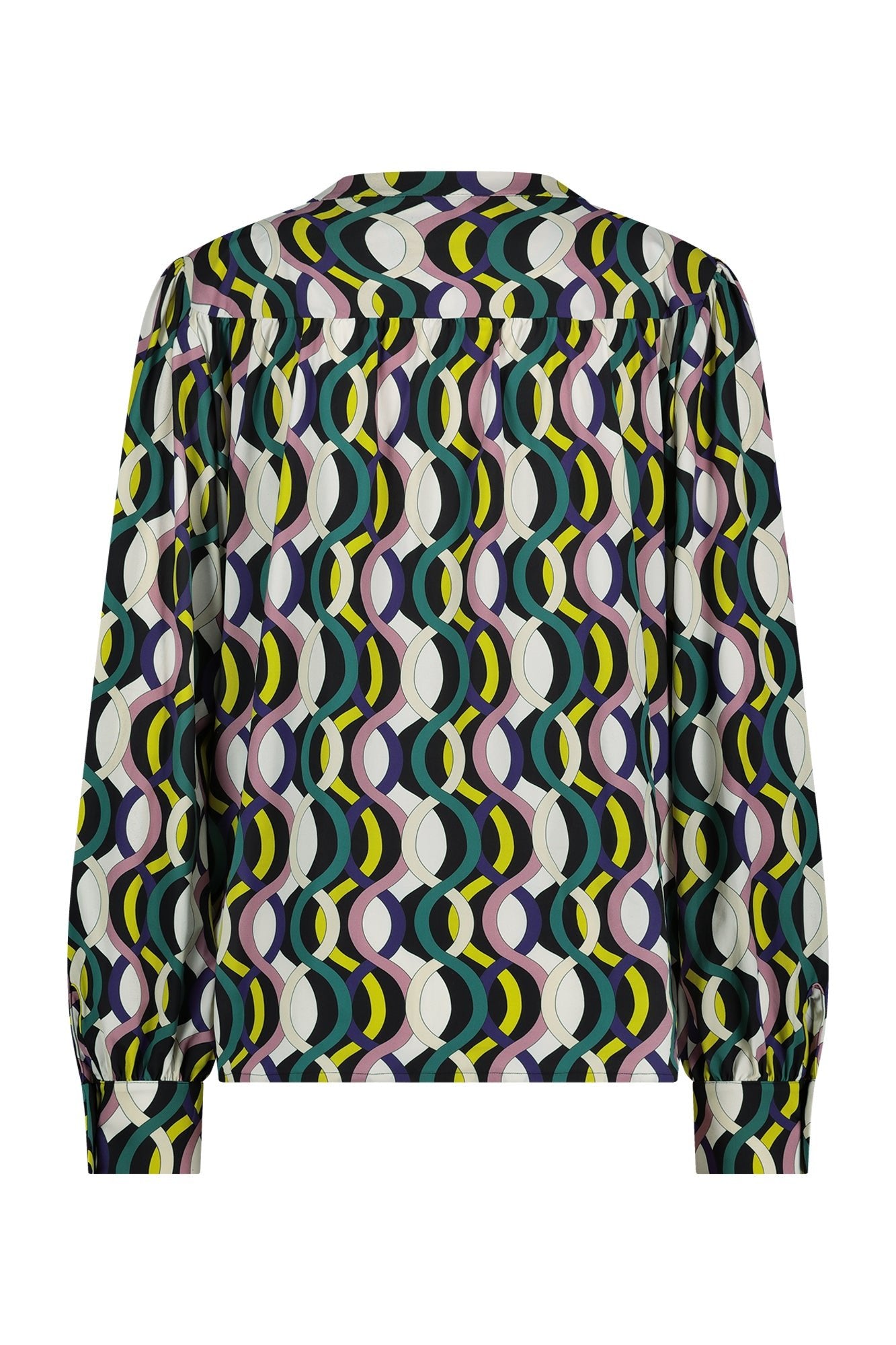 Multicolour blouse Robine big waves - Capuchon Fashion