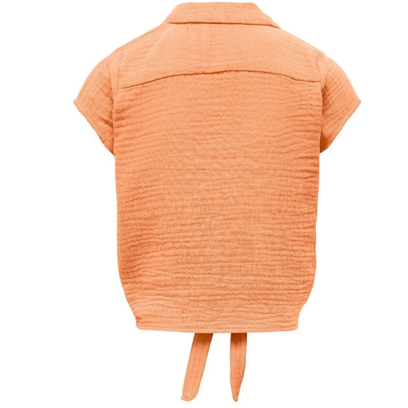 Oranje blouse Thyra - Capuchon Fashion