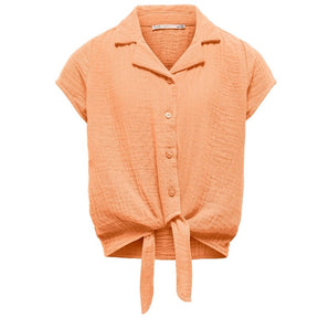 Oranje blouse Thyra - Capuchon Fashion