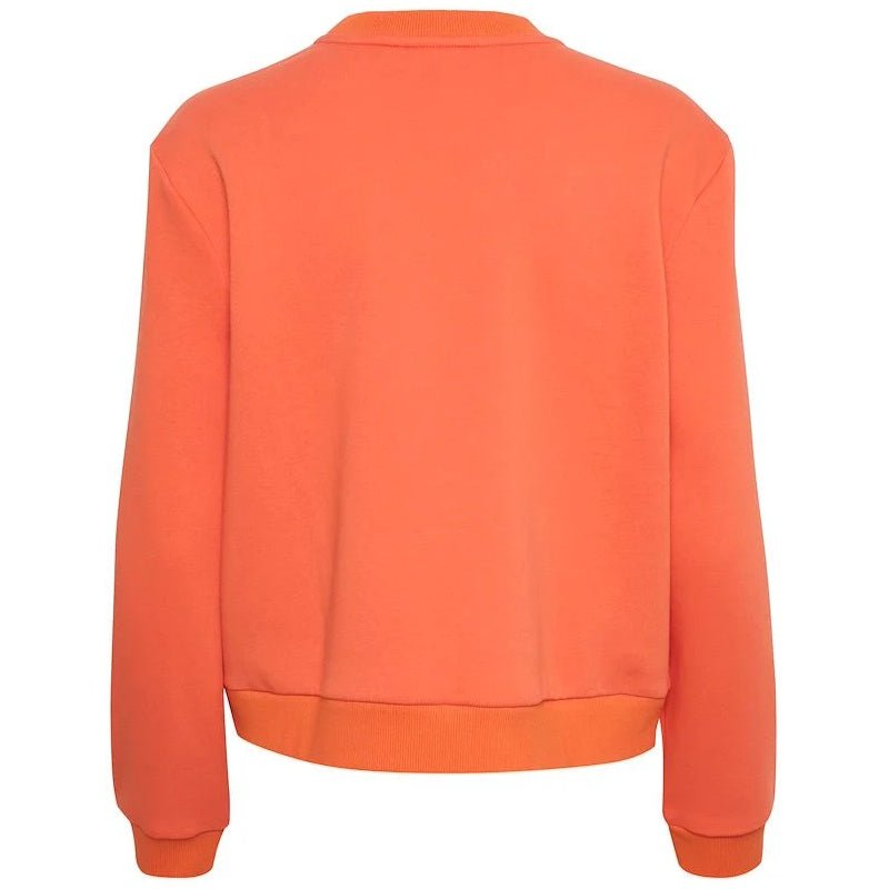 Oranje sweater Dajla - Capuchon Fashion