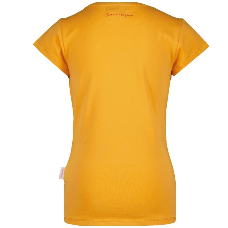 Oranje t-shirt Harline - CapuchonFashion