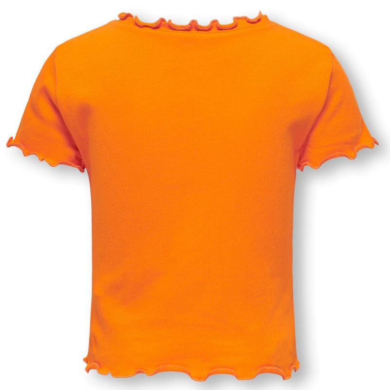 Oranje top Laila Button - Capuchon Fashion
